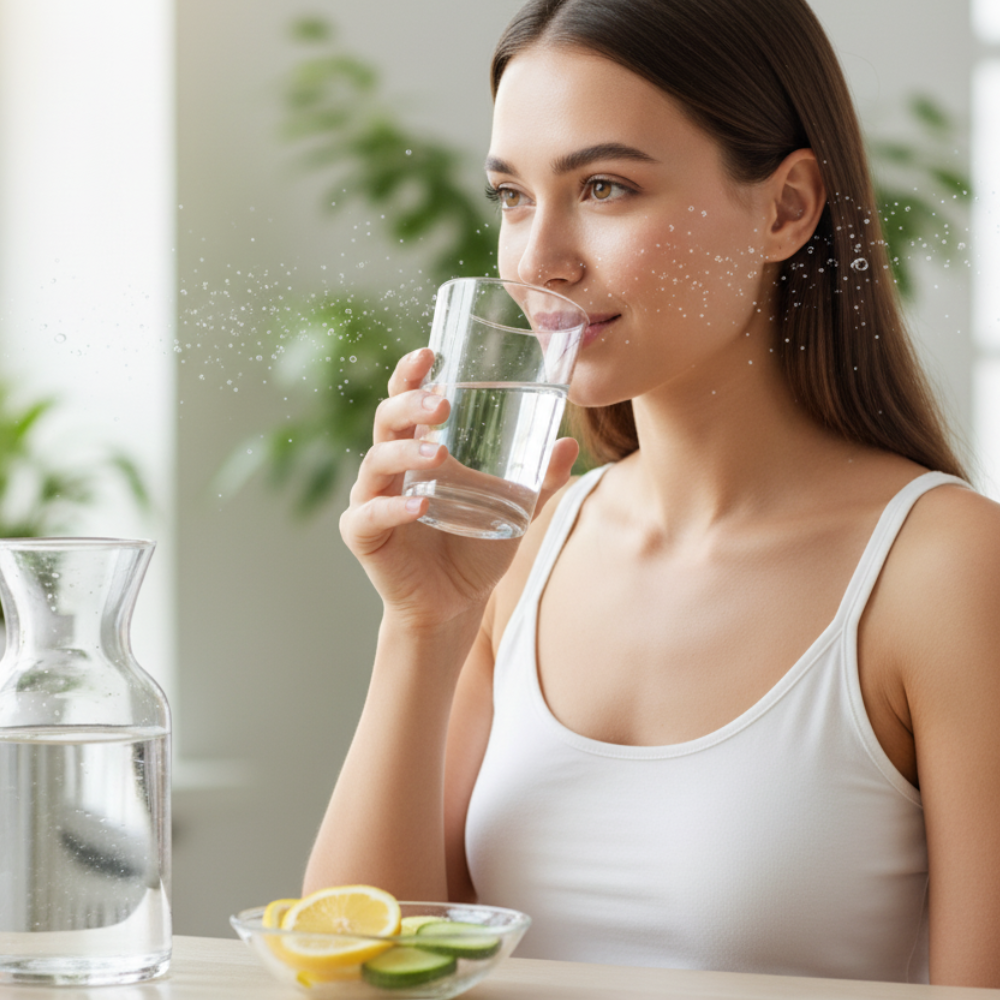 Tác Dụng Của Việc Uống Nhiều Nước Với Làn Da